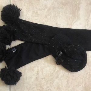 GAP -girls sequence scarf /Justice girls sequence hat